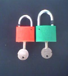 新型电表箱专用锁 通开表箱挂锁