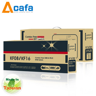 Acafa KF16U KVM自由介面电脑切换器 台湾制造