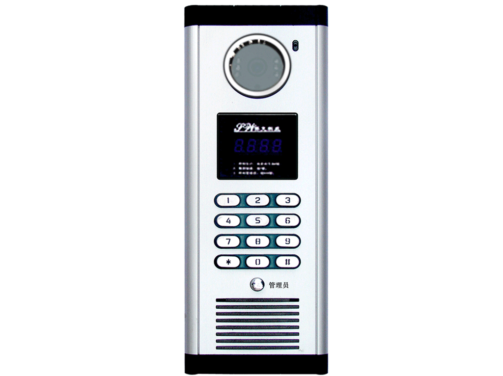 36A 铝拉丝 编码彩色门口机