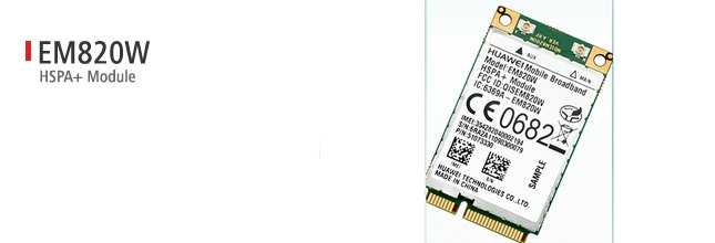 华为3G模块 WCDMA HSPA+ EM820W