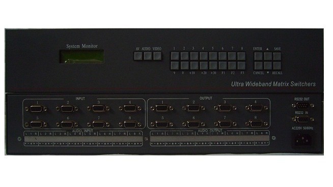 甘肃省 兰州市.安防视频矩阵.VGA矩阵