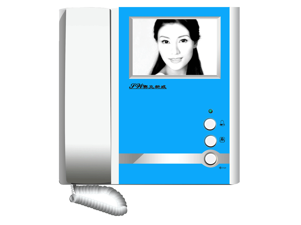 16型手柄 四色可选  彩色室内机