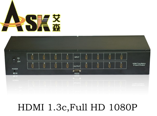 HDMI矩阵 八进八出