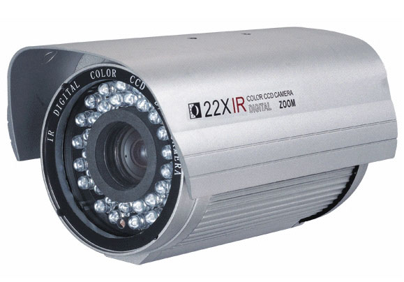 远红外夜视变焦防水摄像机