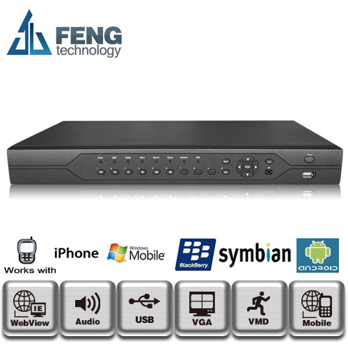 4路全实时D1硬盘录像机DVR H.264/高清/手机监控/网络远程