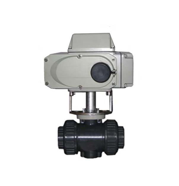 DCK系列UPVC电动球阀，Q911S电动UPVC球阀
