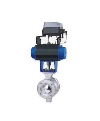PV系列气动V型调节阀，VQ671F气动调节阀