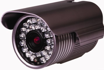 50米紫色红外防水摄像机