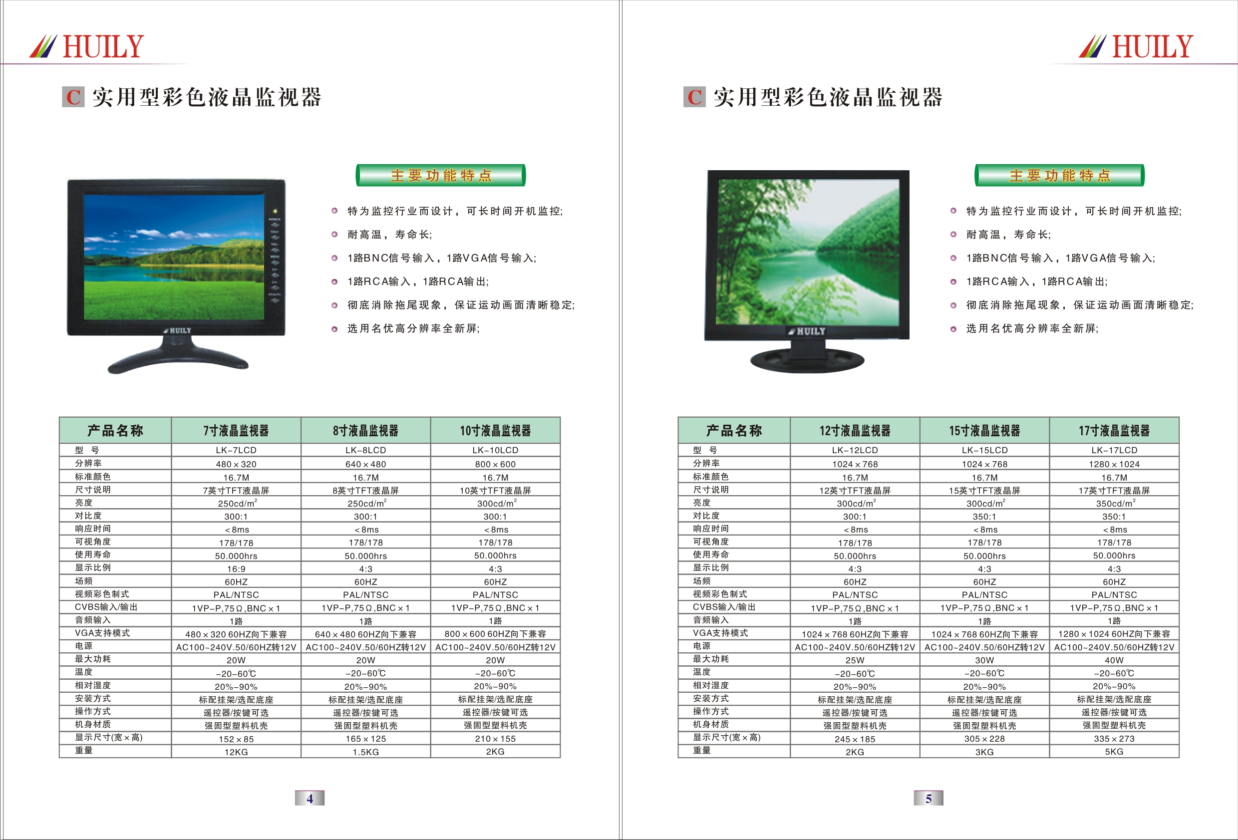 实用型彩色监视器