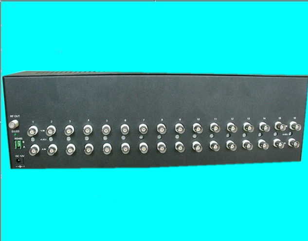 16路集中调制器机箱带RS485数据