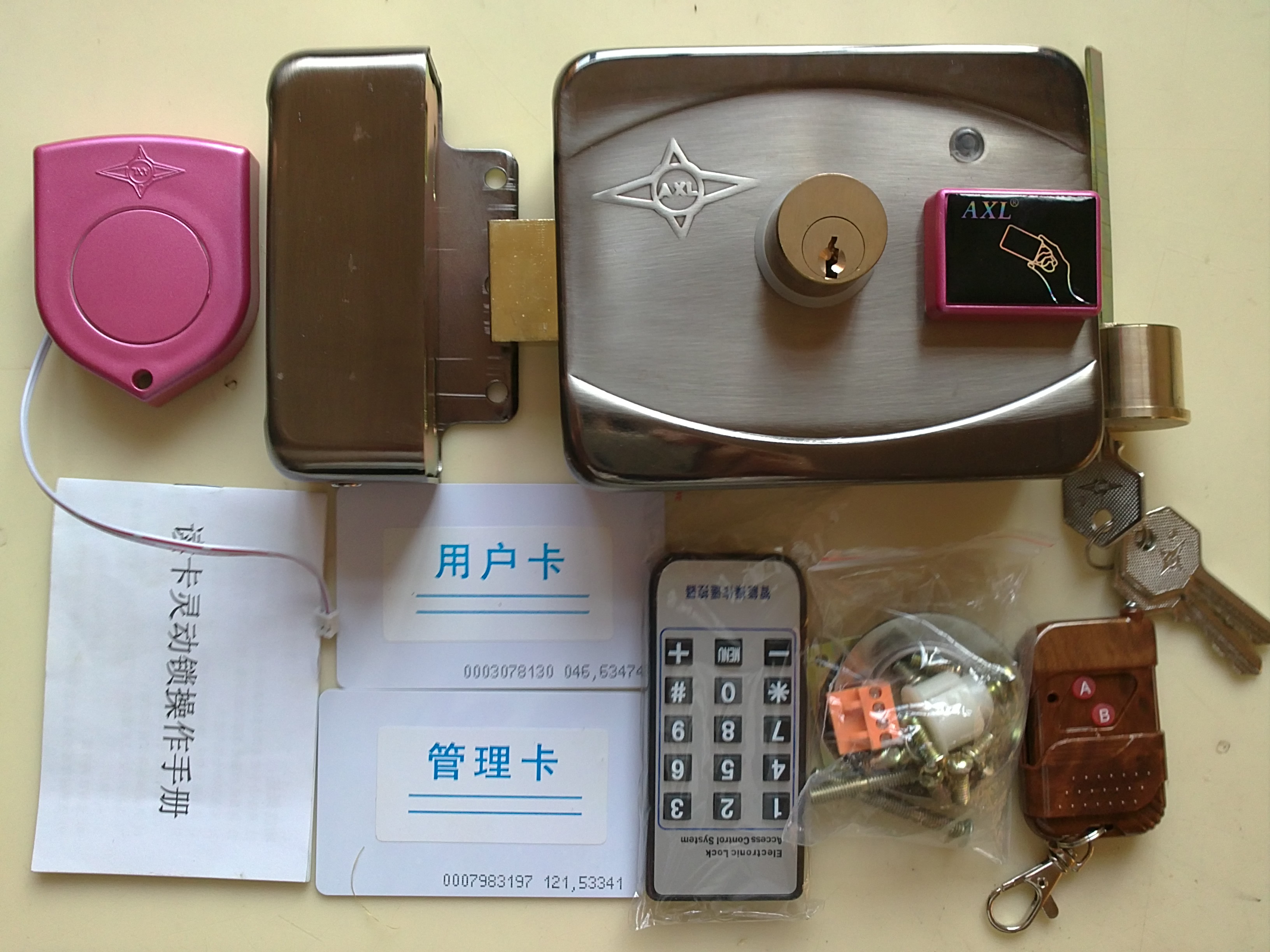 安星刷卡电机锁（灵动锁）