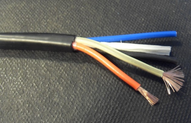 黑挤押电源线 RVV 2* 1.5