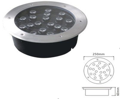 供应LED圆形36w地埋灯白光