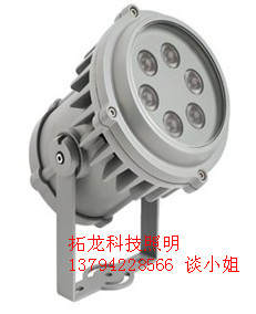 供应6*1w圆形投射灯单色