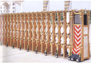 深圳铝合金伸缩门