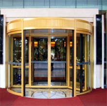 深圳旋转自动玻璃门