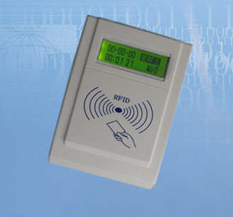 键盘口USB双接口液显IC读写器IC-08k