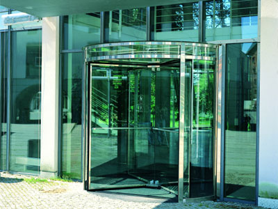 广东两翼自动旋转门三翼自动旋转门感应旋转门