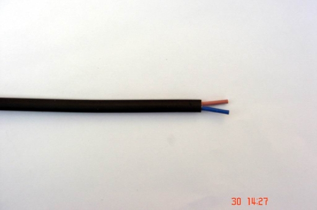 黑挤押电源线 RVVB  8*0.75