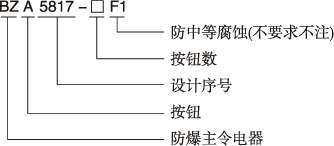 BZA5817防爆葫芦按钮型号含义