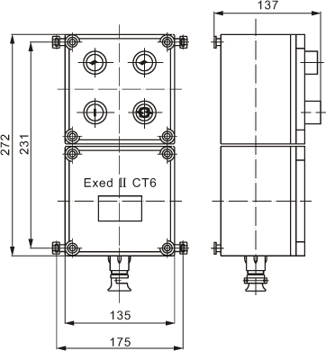 BZC53(LBZ)系列防爆操作柱安装图2