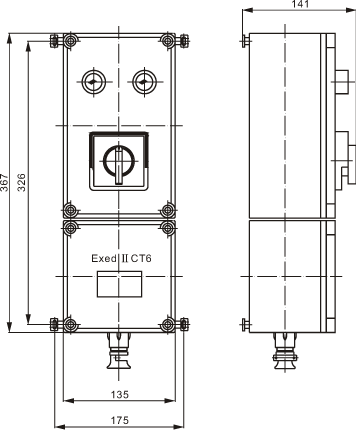 BZC53(LBZ)系列防爆操作柱安装图4