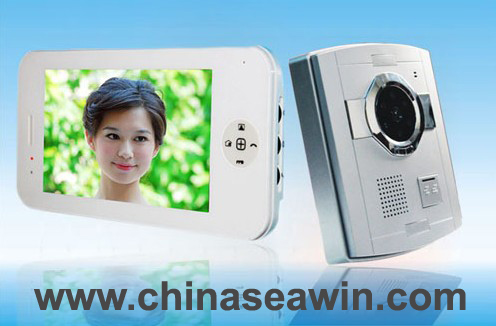 7寸彩色可视对讲（iphone外型设计）