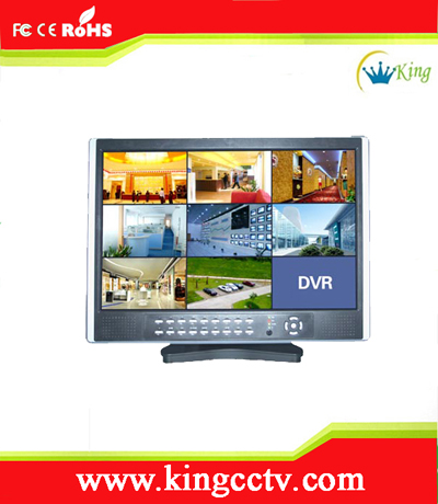 促销19''LCD DVR数字硬盘录像机监控主机