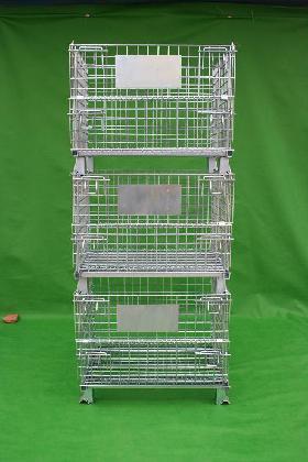 可堆垛、可折叠式仓储笼