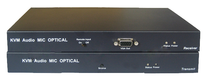 KVM鼠标键盘DVI+VGA光端机