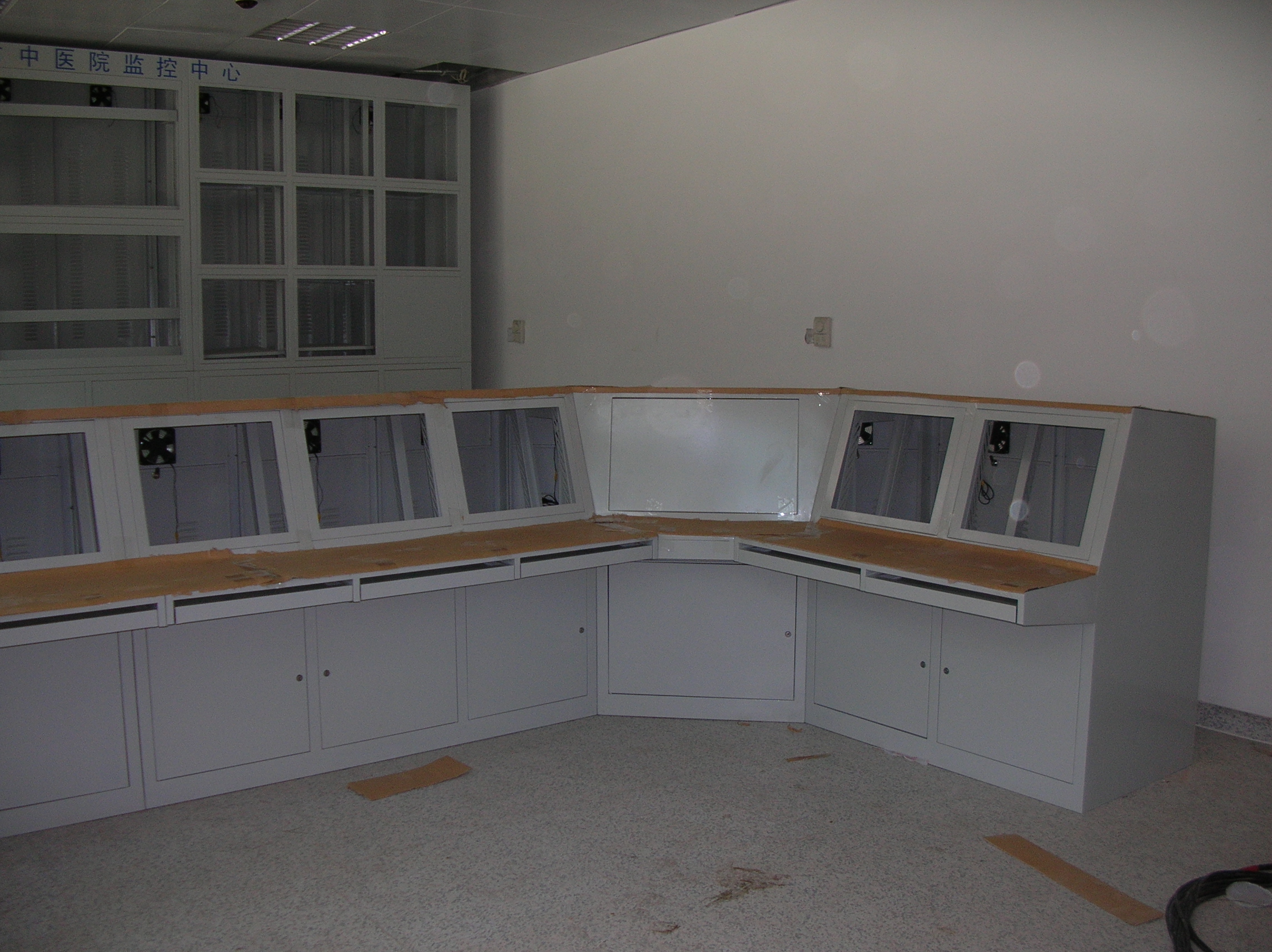 弧型操作台，拐角监控操作台