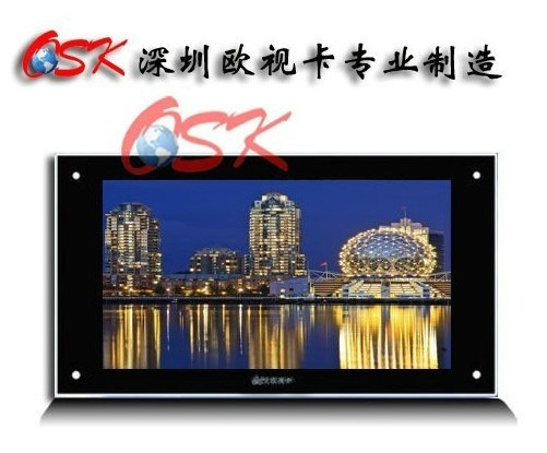 欧视卡品牌 19寸传媒广告机/支持U盘SD CF播放/楼梯广告机