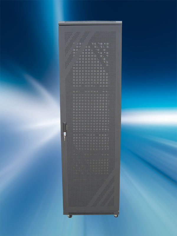 冲网孔门机柜，网络机柜