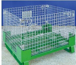 仓储笼，折叠式仓储笼，料箱托盘