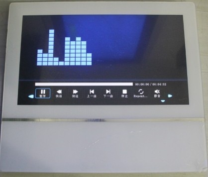 19寸22寸液晶广告机 超薄白色分众广告机 壁挂广告机