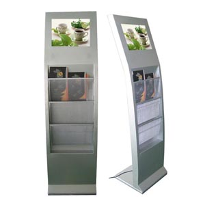 TYL-22寸宽屏资料架立式落地式广告机
