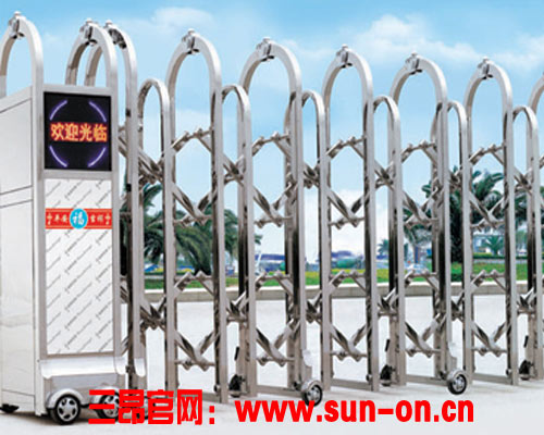 在线销售自动伸缩门报价自动感应门优惠价