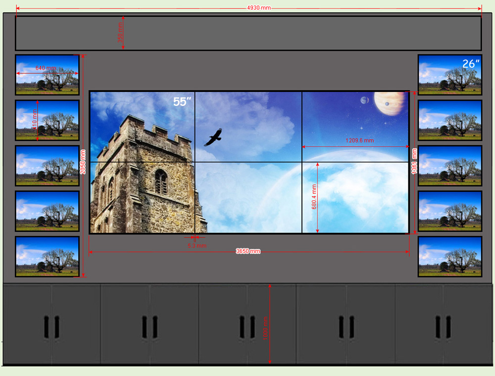 低价供应IDI，LCD监视器，大屏幕拼接