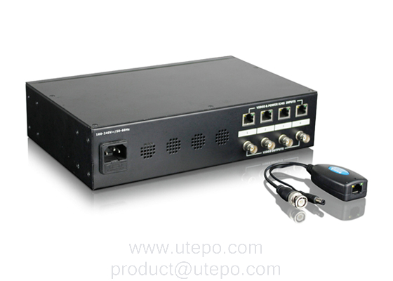 双绞线电源视频传输器 上海 浙江 江苏 电源视频300米