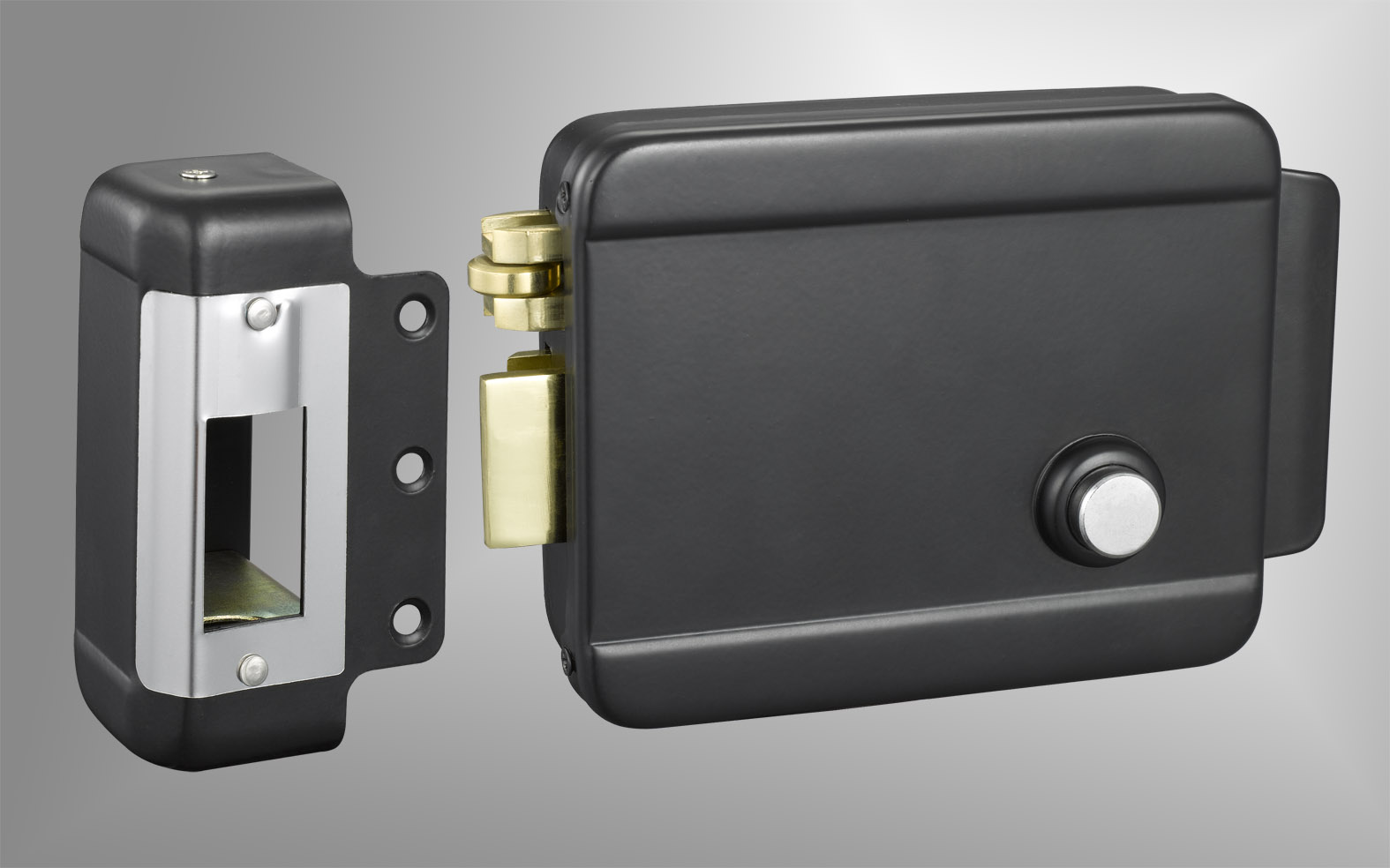 安星黑漆单头出口电控锁