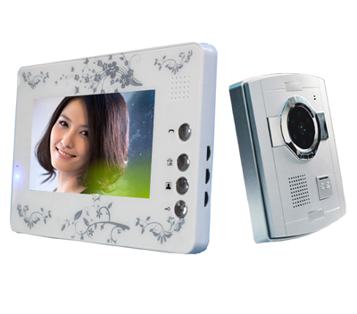 7f寸彩色别墅可视对讲门铃
