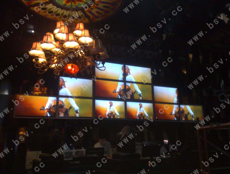 KTV液晶拼接、酒吧液晶拼接屏、酒店液晶拼接墙