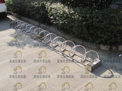 自行车停放架 不锈钢自行车停放架 螺旋自行车停放架