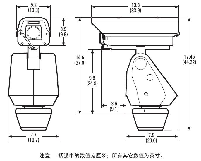 PELCO 国产ES31CBW24-2W-X/进口ES31CBW24-2W-X一体化云台摄像机