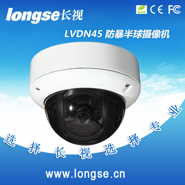 600线低照度防暴半球摄像机