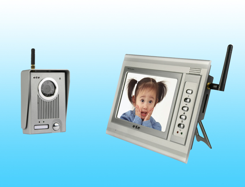 7寸高档别墅无线可视对讲