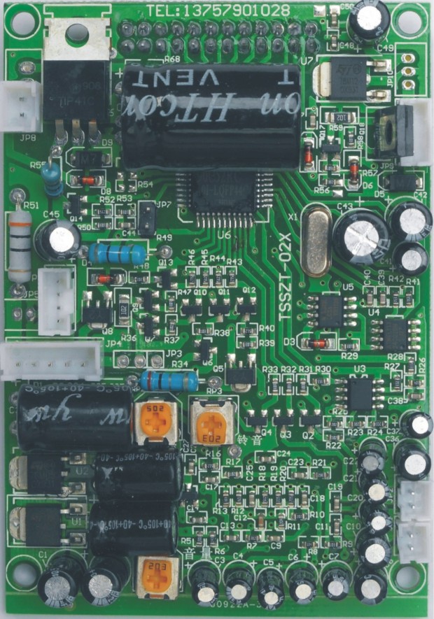 彩色楼宇对讲主机板 机芯