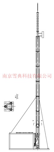移动通讯升降天线 应急通讯升降天线 升降天线 升降桅杆
