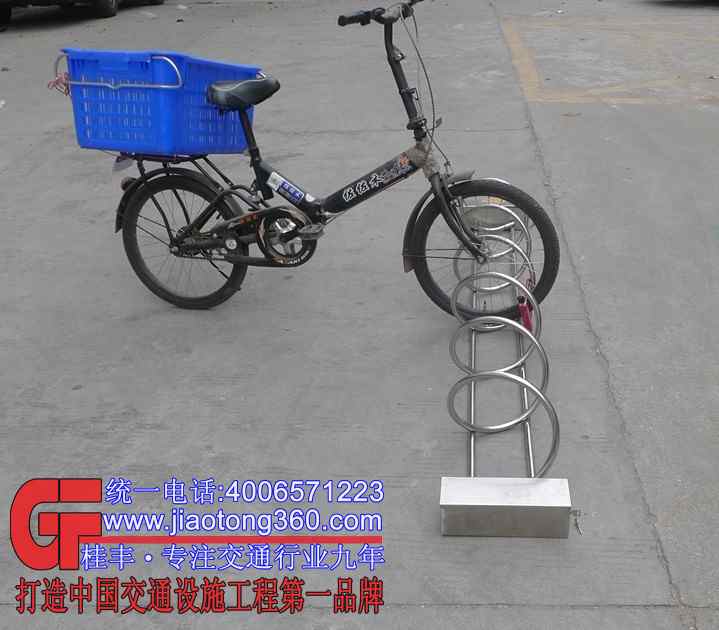 不锈钢卡位式停车架