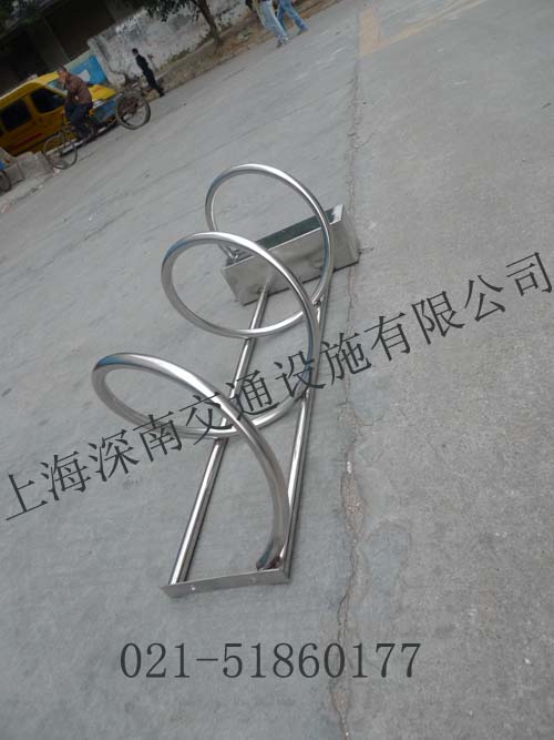 自行车停放架_卡槽自行车架_（深南车架颜色可定做）
